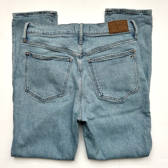 Madewell The Perfect Vintage Jeans Knee High Rise Rip Light Blenheim Wash 29 - Picture 6 of 11